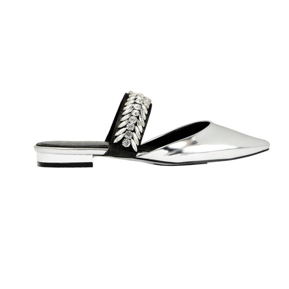 SCB Collection by Suecomma Bonnie Crystal Embellished Mules - Picture 3 of 15